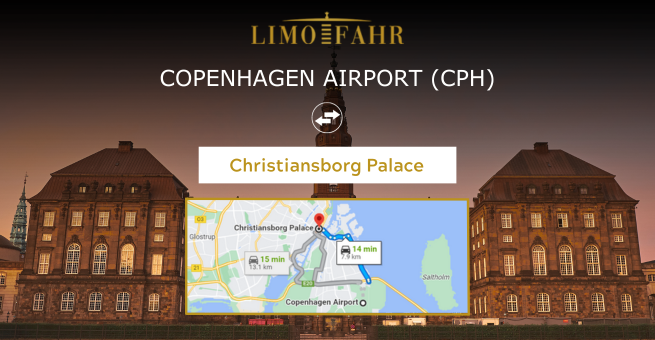 Copenhagen Airport to Christiansborg Palace Tower
