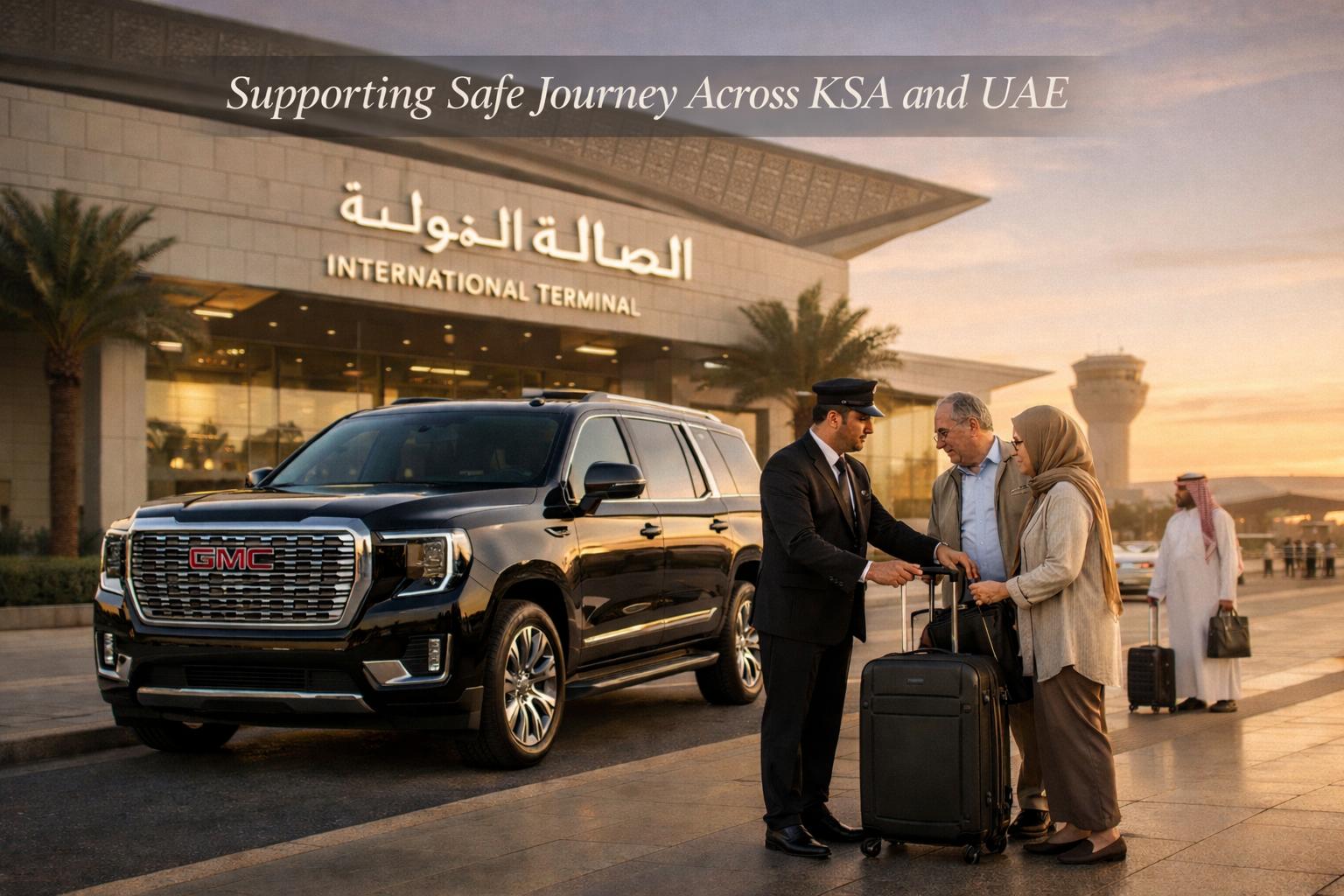 Safe Cross Border Chauffeur Service UAE to Riyadh | LimoFahr
