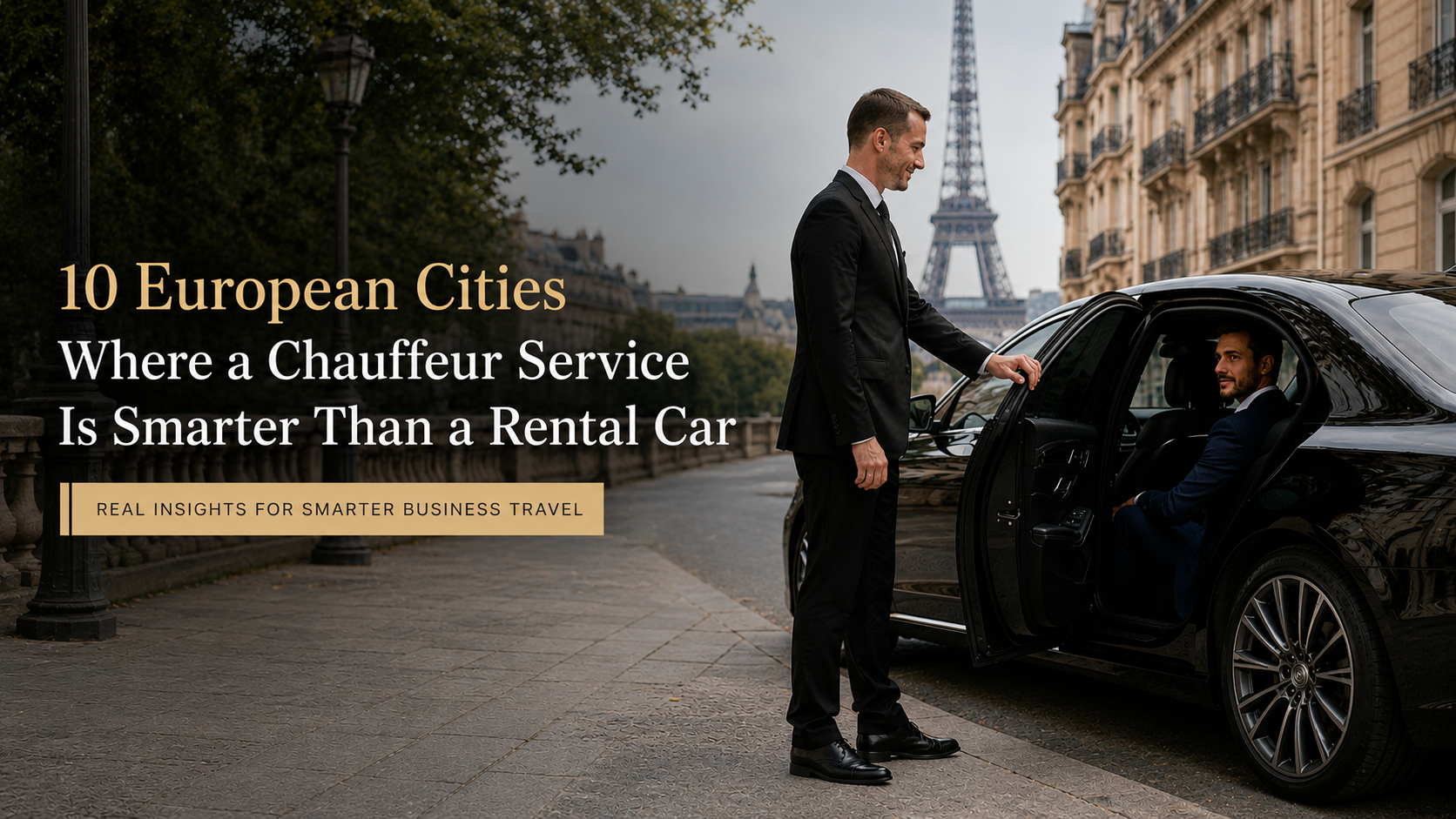 Chauffeur vs Car Rental in Europe: 10 Cities Where It Makes More Sense