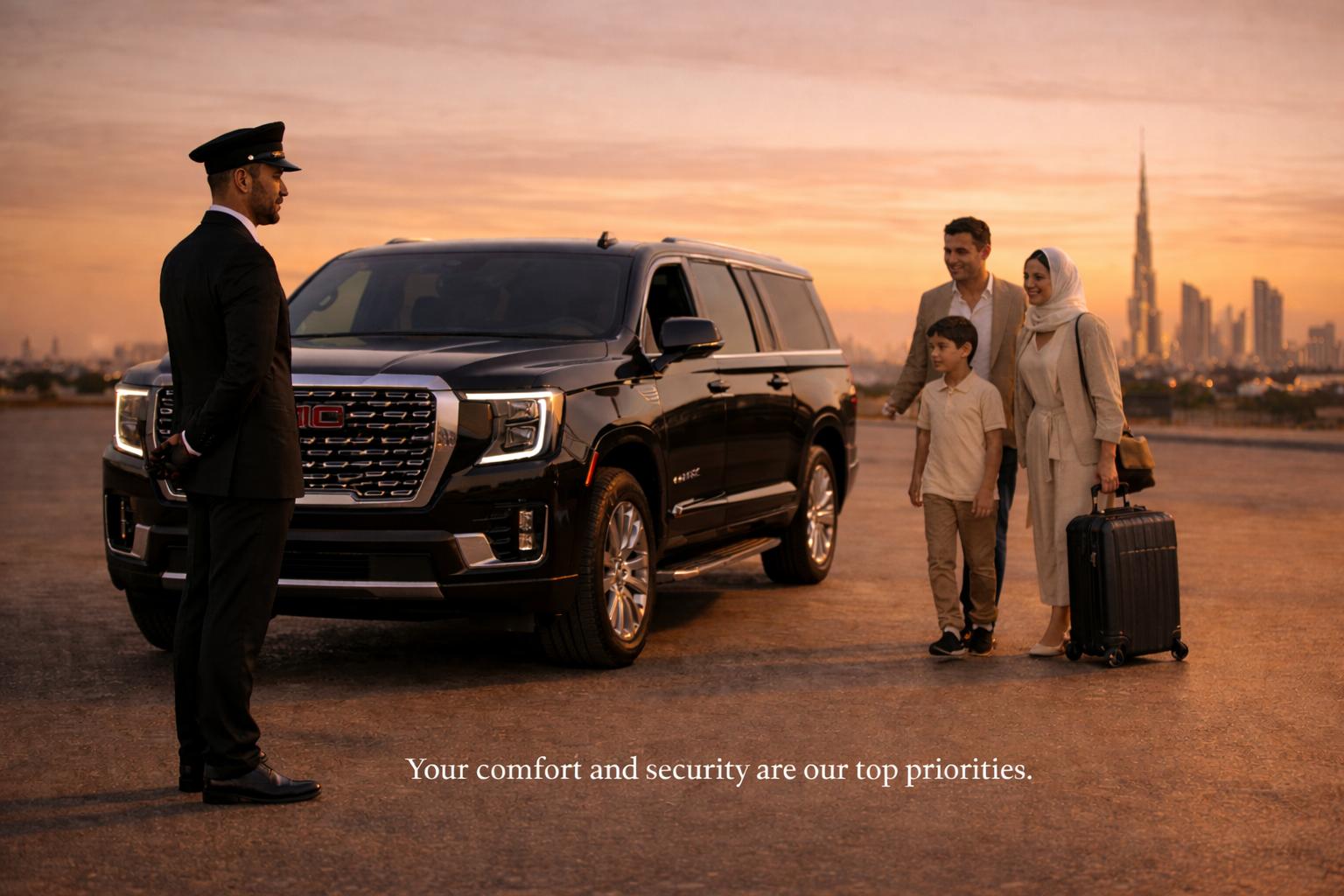 Dubai to Doha Chauffeur Service via Saudi Arabia
